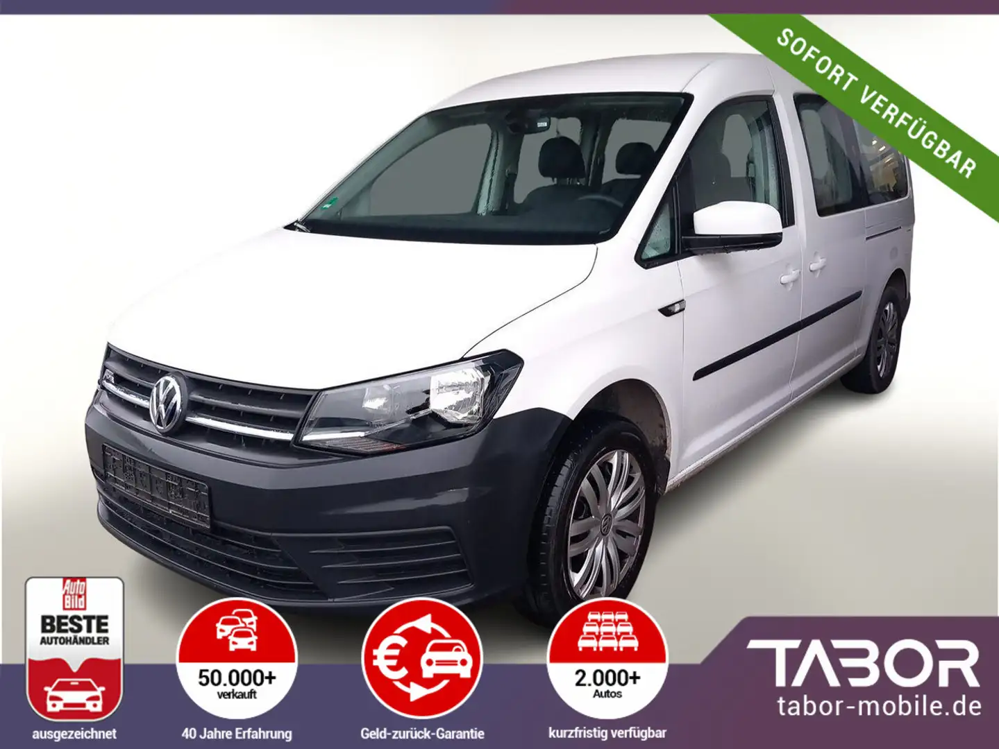 Volkswagen Caddy Elektro 48Kw Trendline Klimaanlage CompC Fehér - 2