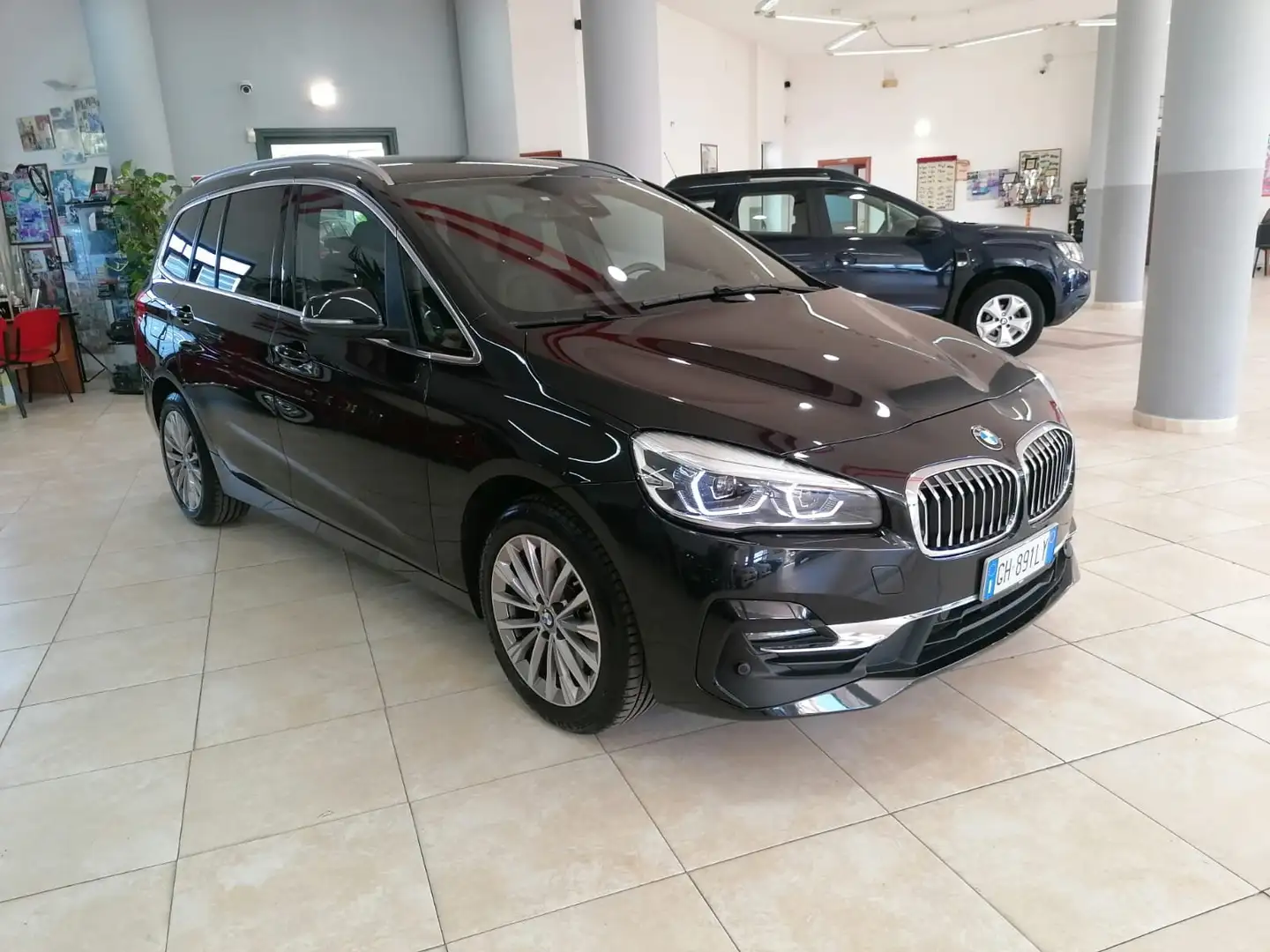 BMW 218 218d Gran Tourer Luxury 7 posti auto Černá - 2