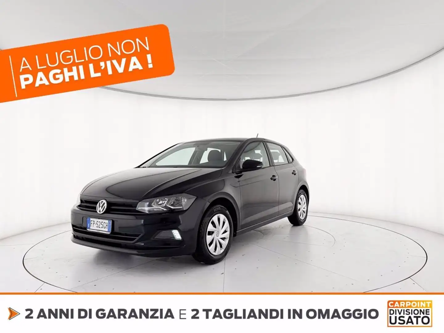 Volkswagen Polo 5p 1.0 mpi trendline 65cv Nero - 1