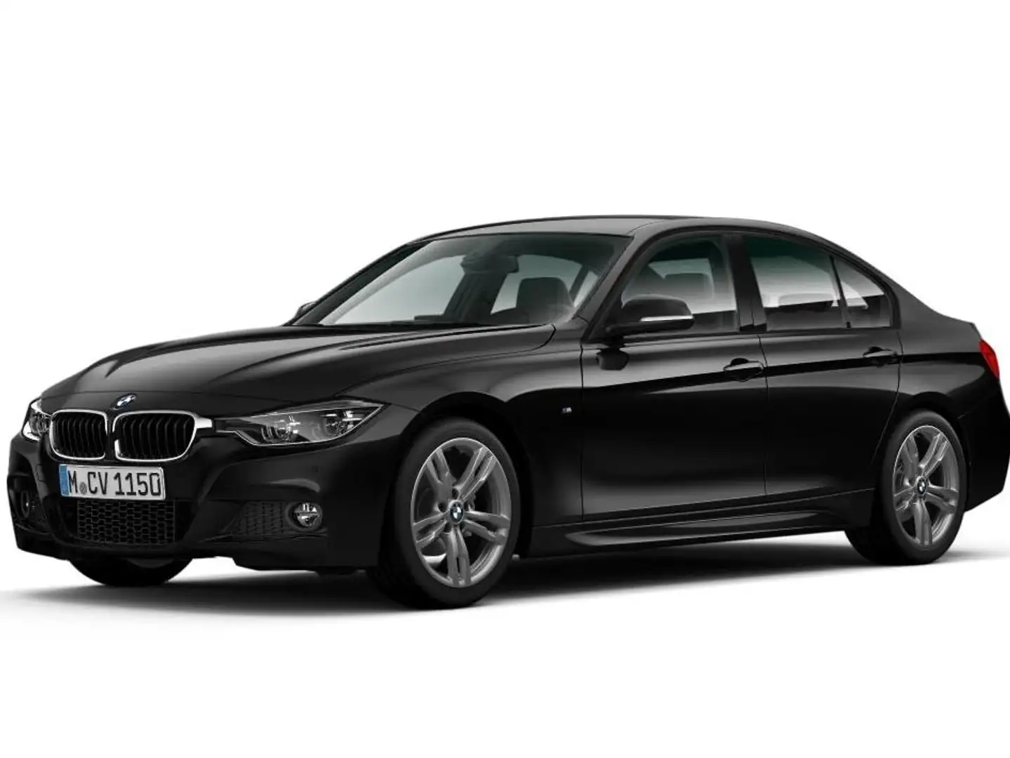 BMW 318 dA M Sport berline / LEER / NAVI PRO / CAM / AIRCO Noir - 1