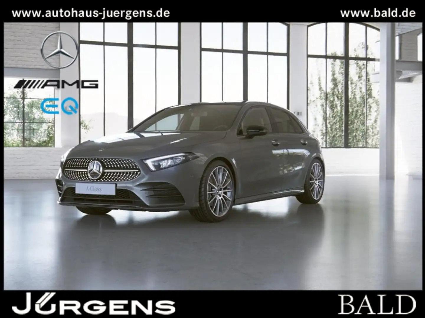 Mercedes-Benz A 200 d Kompaktlimousine AMG-Sport+Pano+Night Grau - 1
