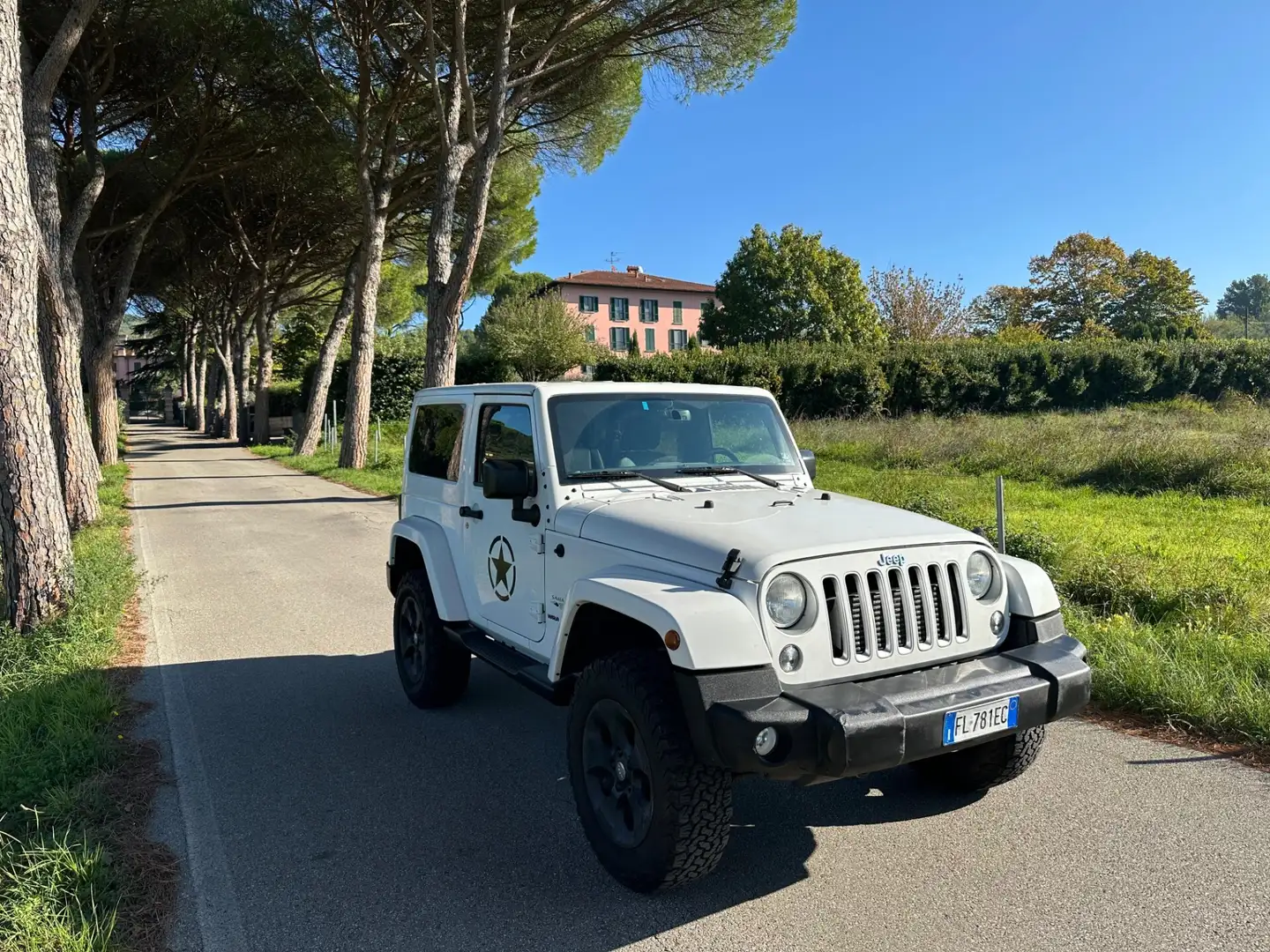 Jeep Wrangler Wrangler 2.8 CRD DPF Sahara Auto Bianco - 2