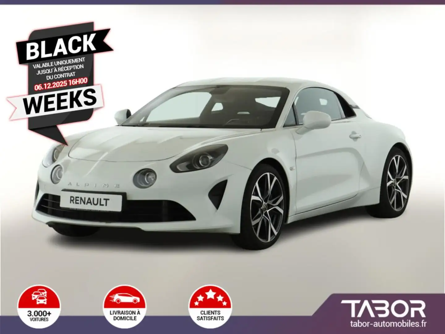 Alpine A110 1.8 TCe 252 Aut LED GPS 18p PDC Blanc - 1