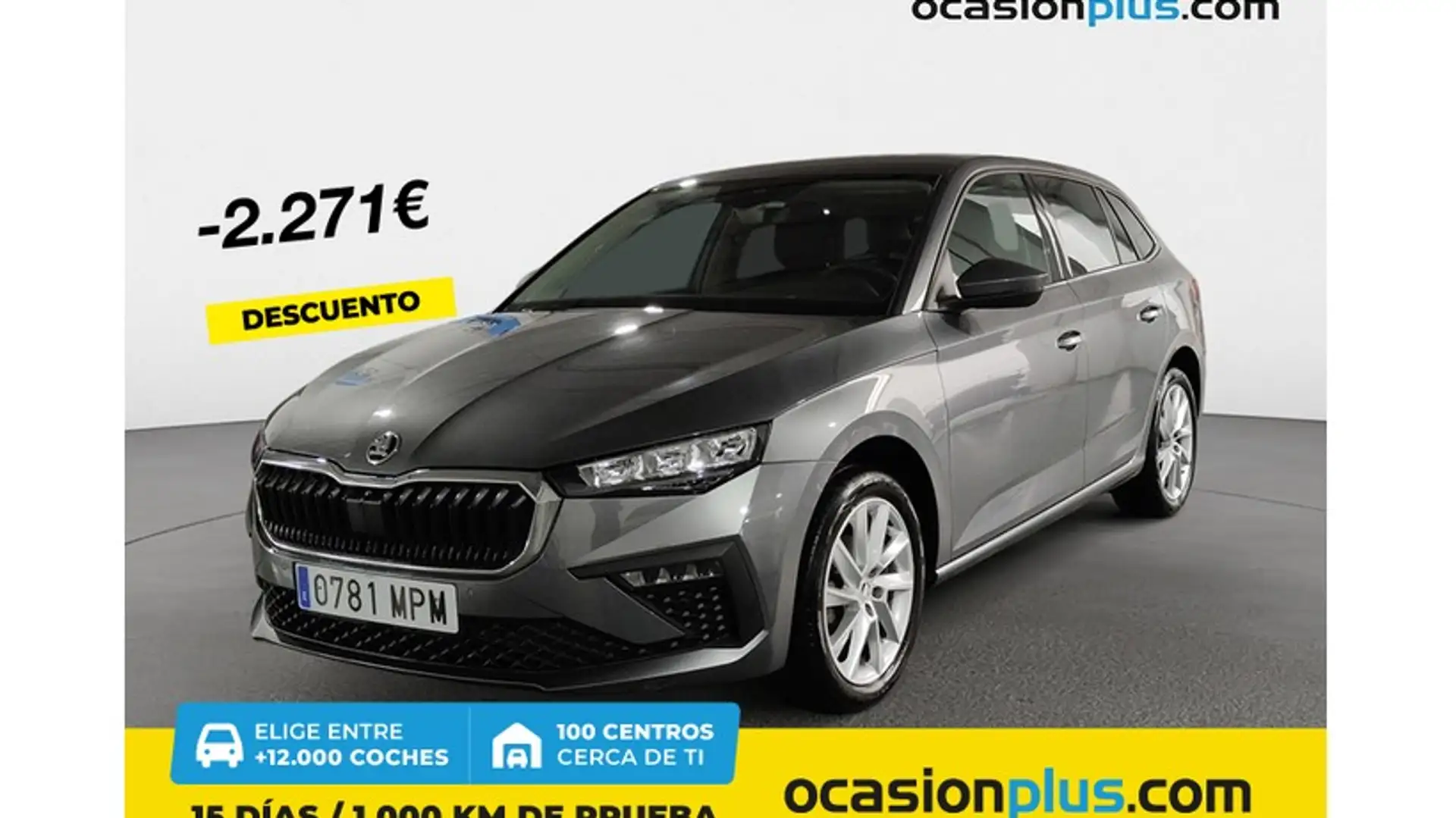 Skoda Scala 1.0 TSI Selection 85kW Gris - 1