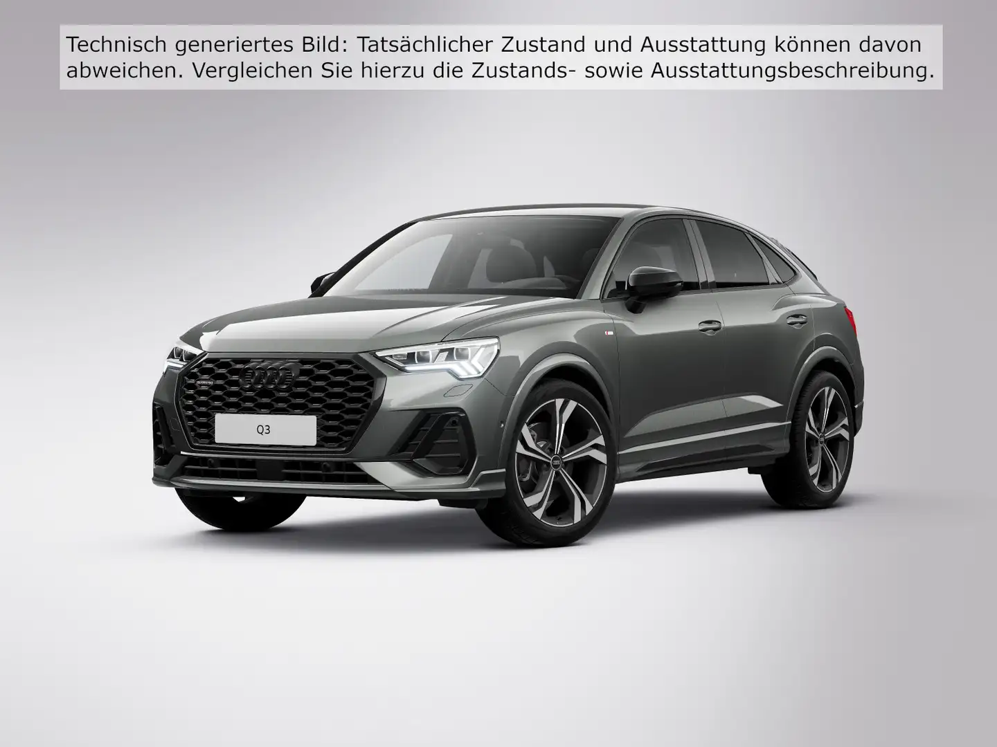Audi Q3 S line 40 TFSI qu. S tr. RFK NAVI Grau - 2