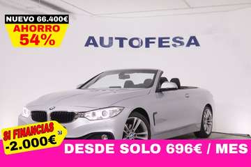 420D CABRIO AUTO 190CV 2P # CUERO, NAVY, PARKTRONI