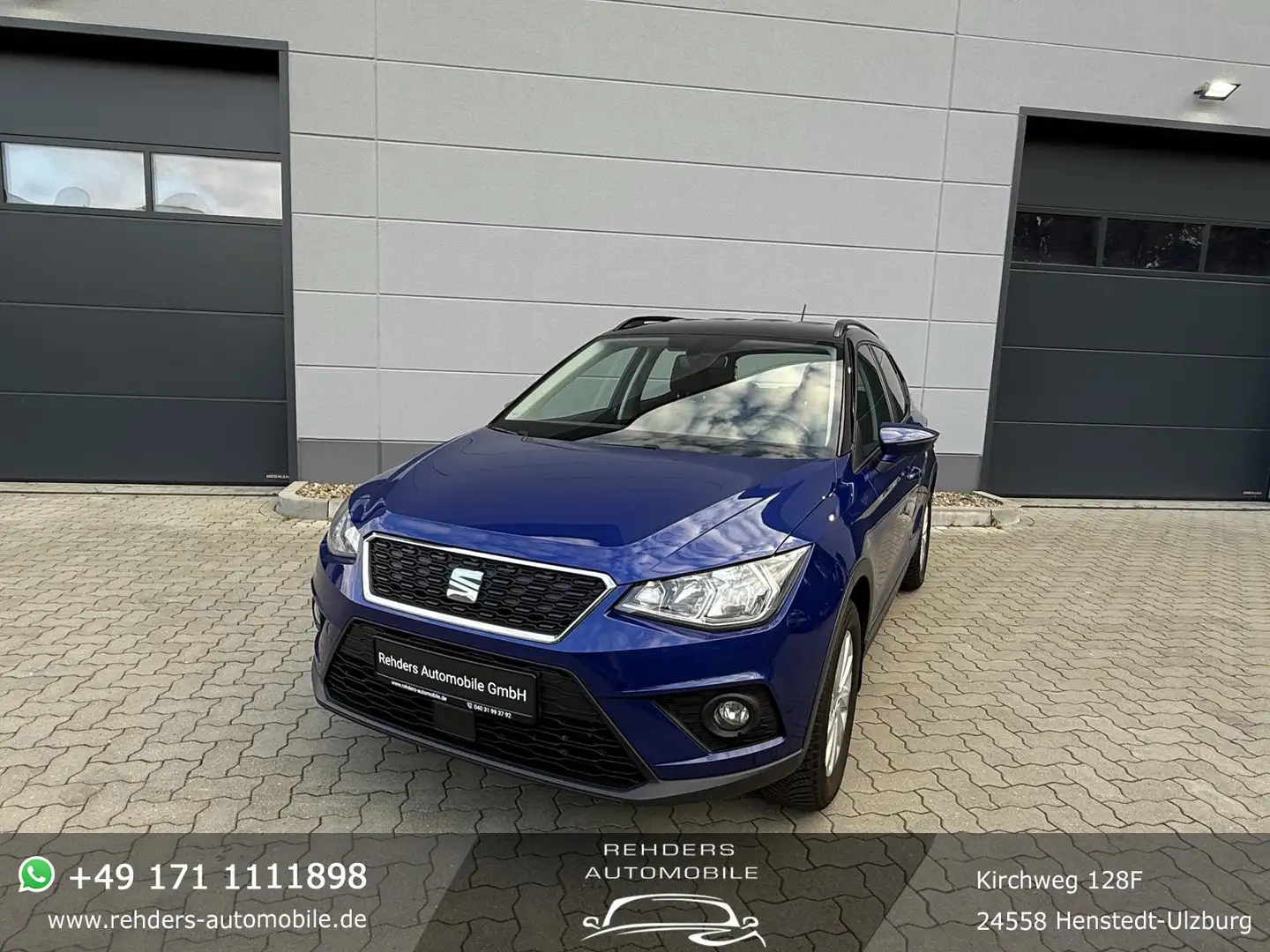 SEAT Arona Style AHK PDC Tempo SHZ AppleCar Klimauto Bleu - 1