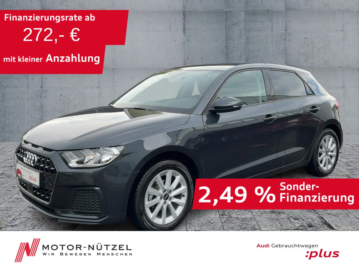 Audi A1 25 TFSI S-TR ADVANCED PDC+ACC+SHZ Grau - 1