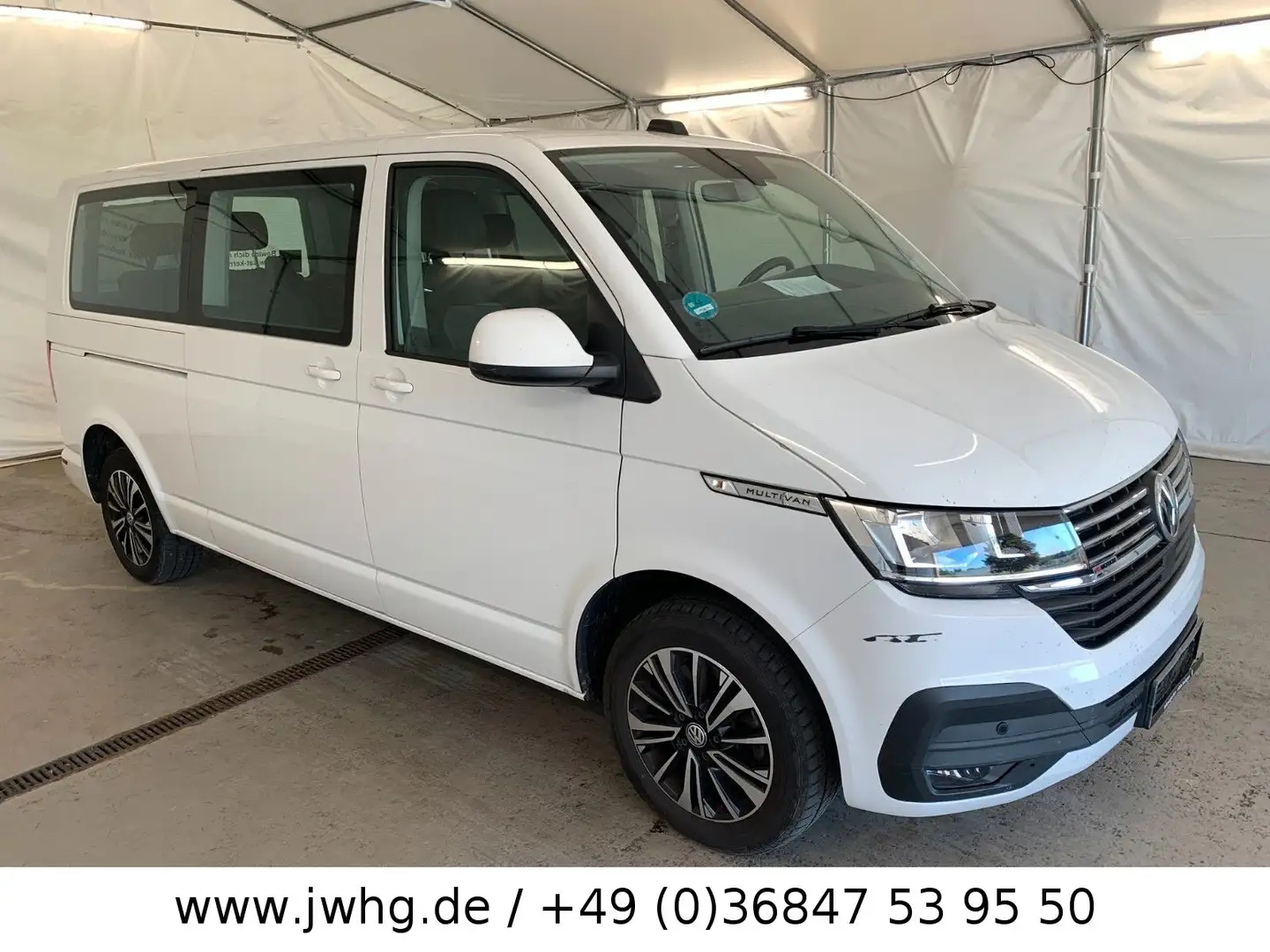 Volkswagen T6 Multivan T6.1 Multivan LR 4M 6Si ACC+/VIRTUAL/LEDER/KAM Weiß - 2