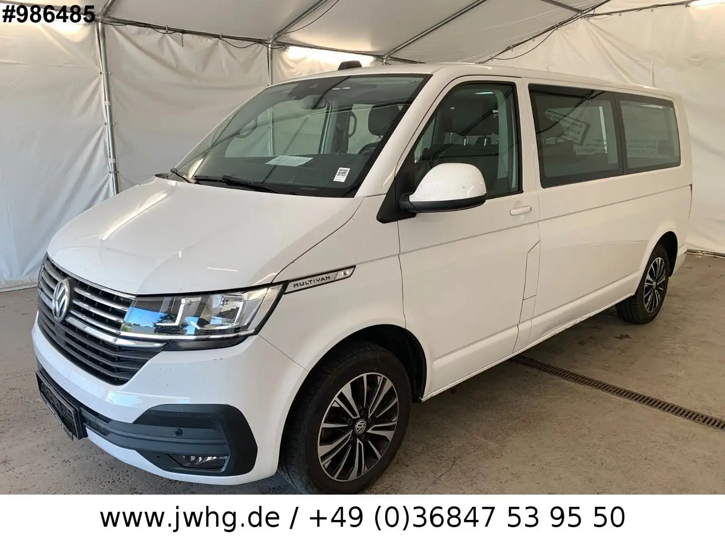 Volkswagen T6 Multivan T6.1 Multivan LR 4M 6Si ACC+/VIRTUAL/LEDER/KAM Weiß - 1