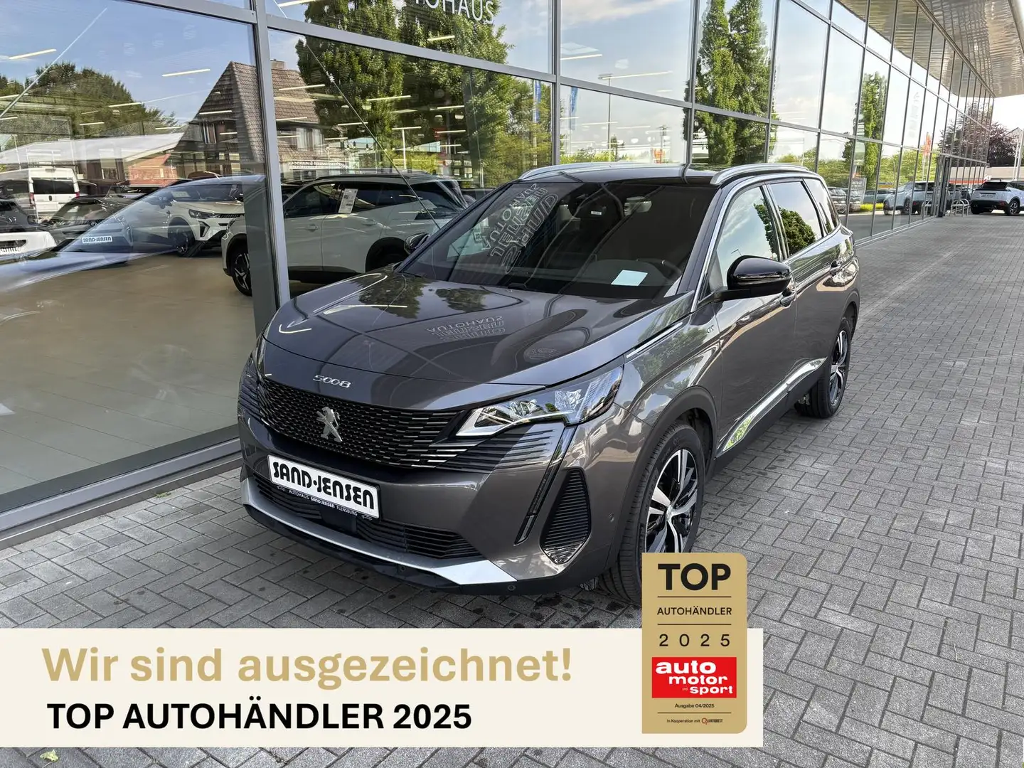 Peugeot 5008 GT PT 130 EAT Facelift 7-Sitze ACC Navi 18" Grau - 1