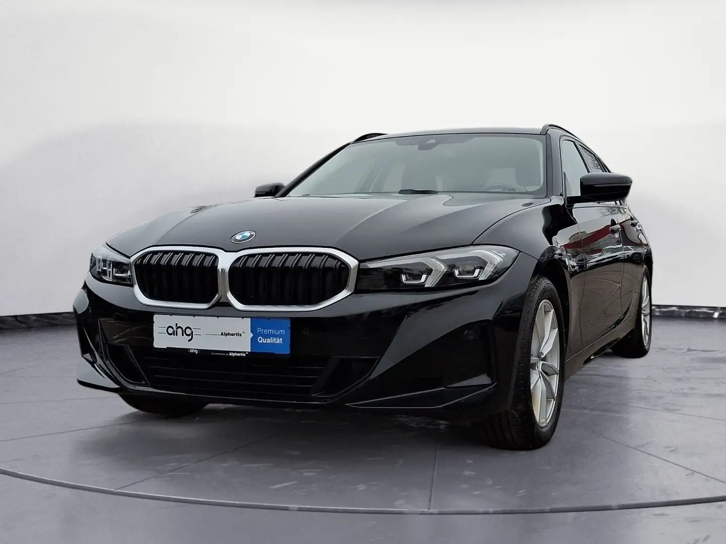 BMW 320 i Touring Auto Klimaaut. AHK Memory Schwarz - 2