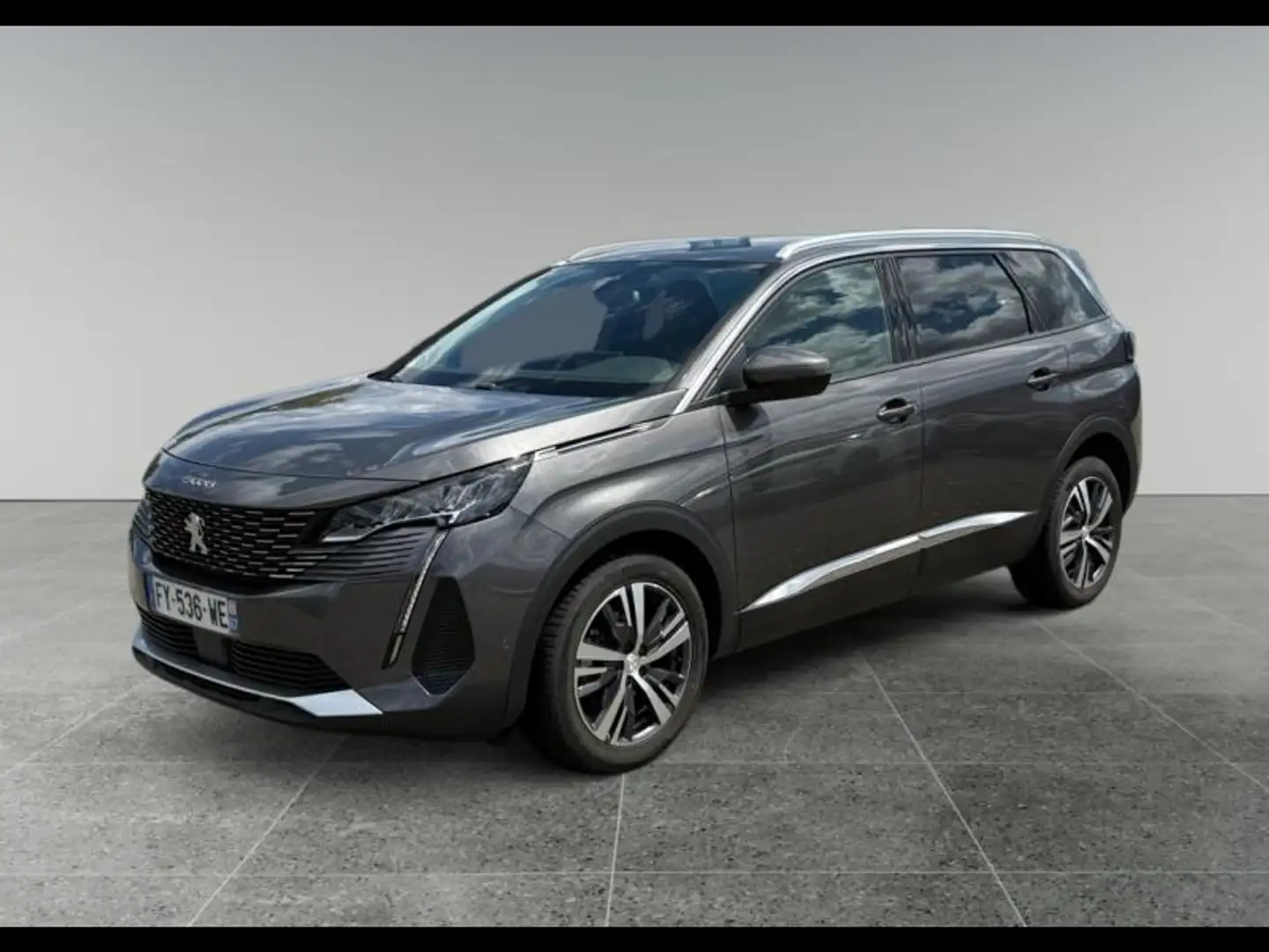 Peugeot 5008 1.2 PureTech 130ch S\u0026S Allure Pack Gris - 1