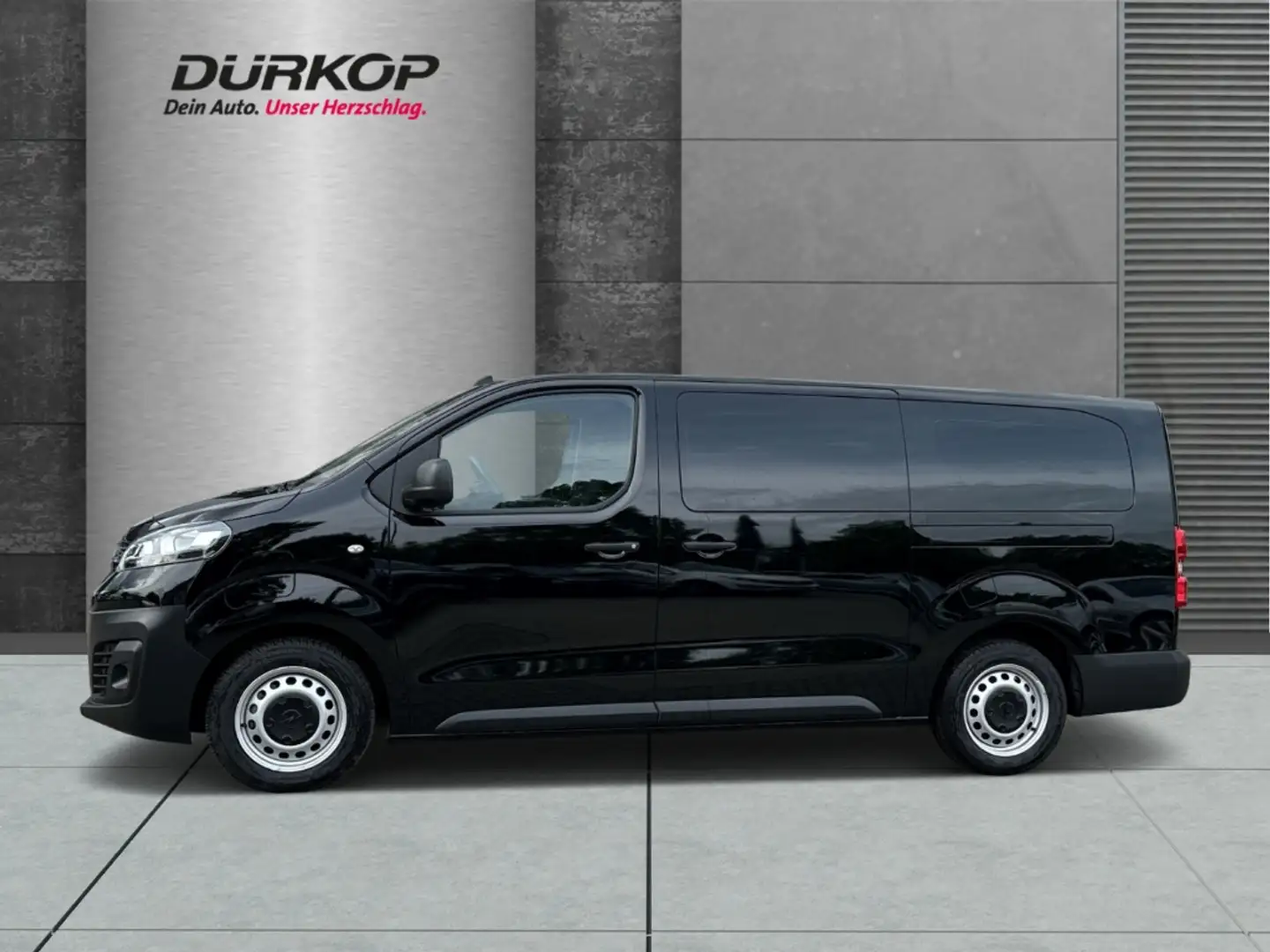 Opel Vivaro-e Kombi L 75kWh Mietwagen Apple CarPlay Android Auto Schwarz - 2