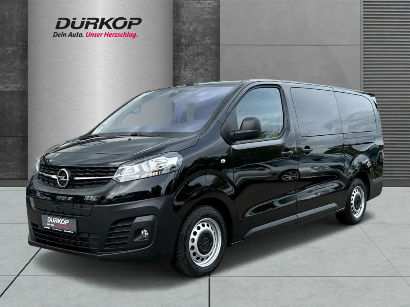 Opel Vivaro-e Kombi L 75kWh Mietwagen Apple CarPlay Android Auto Schwarz - 1