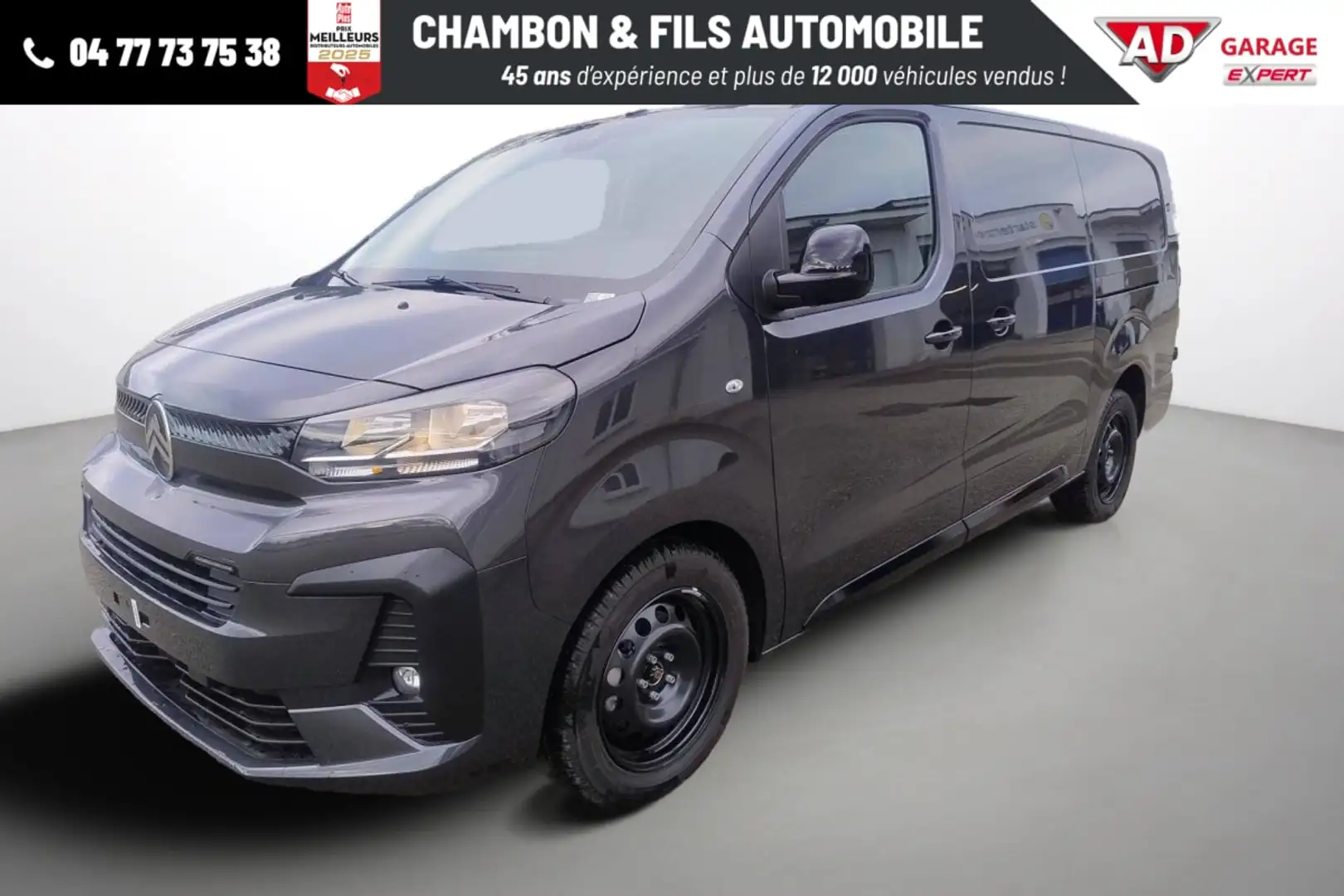 Citroen Jumpy Fourgon Nouveau XL BLUEHDI 180 S EAT8 Gris - 1