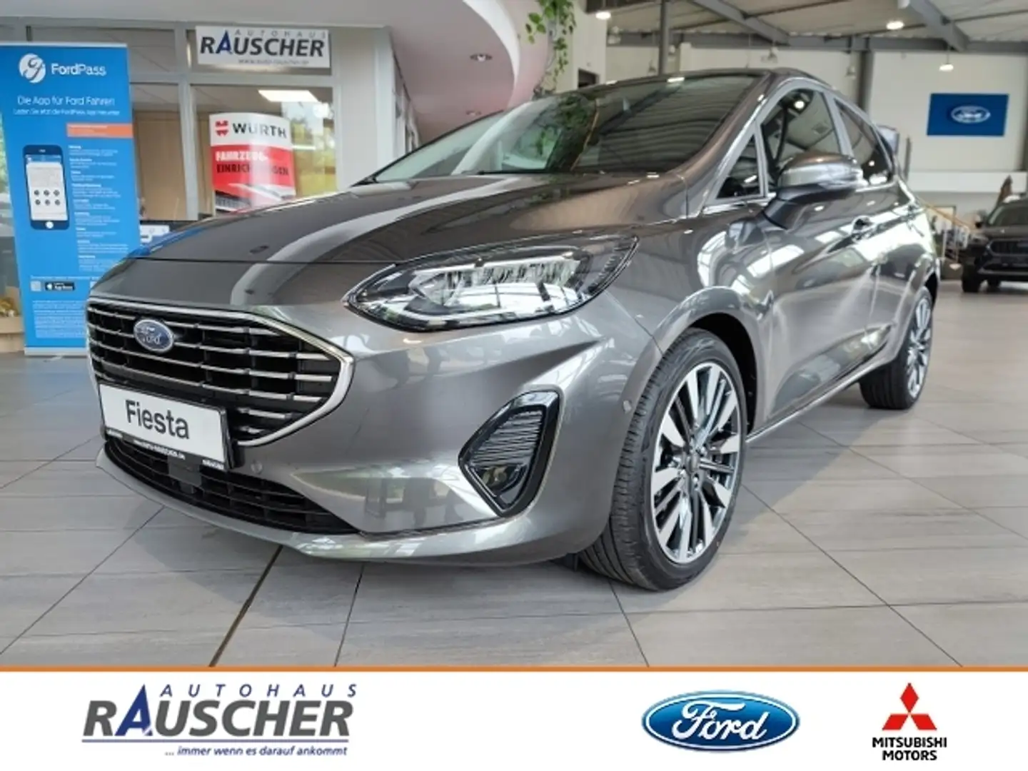 Ford Fiesta 1.0 l 92 kW MHEV Titanium X Automatik Grau - 1