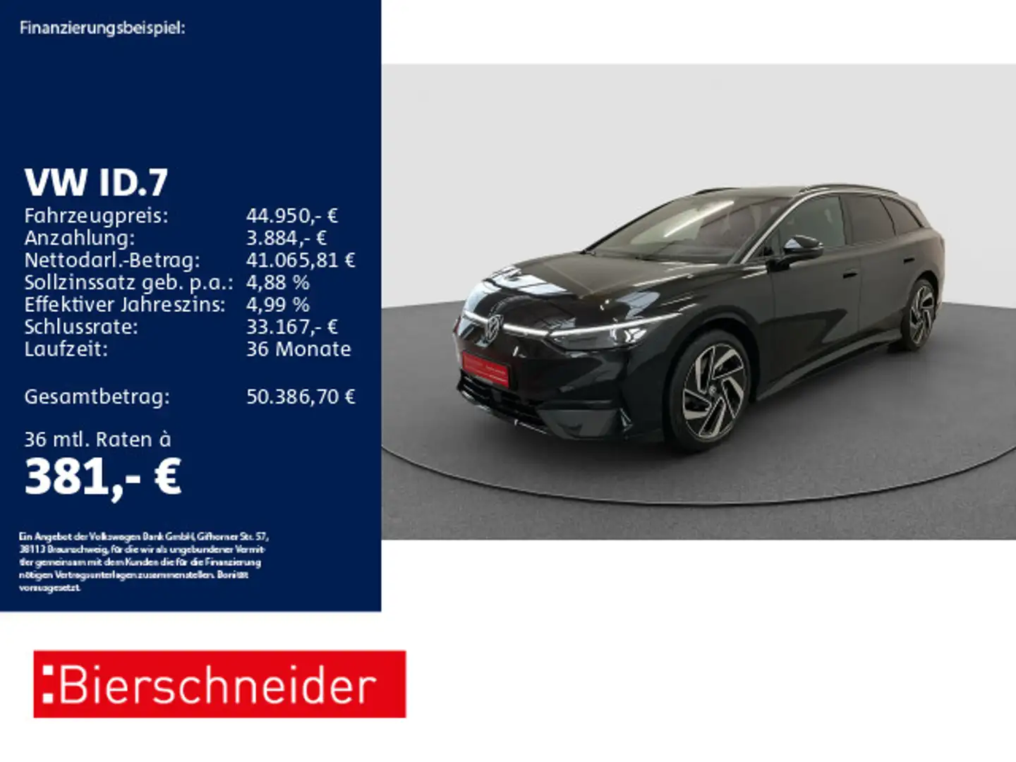 Volkswagen ID.7 Tourer Pro AHK NAVI MATRIX ERGO 20 Zwart - 1