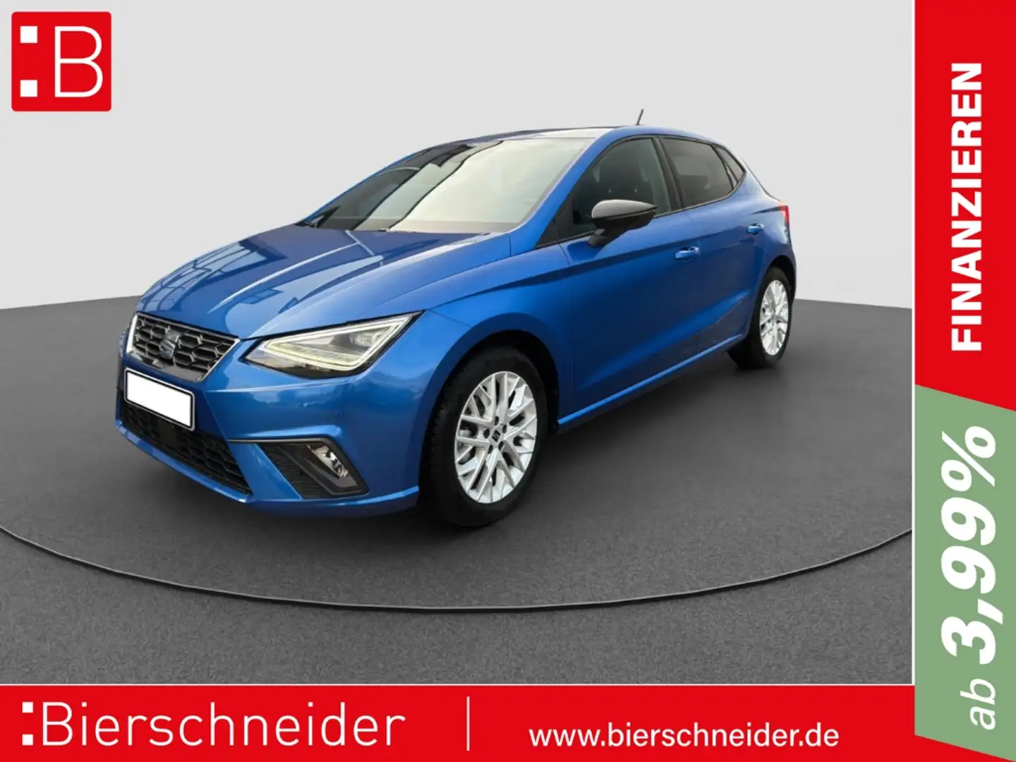 SEAT Ibiza 1.0 TSI DSG FR AB 181EUR NAVI REAR VIEW SHZ Blau - 1