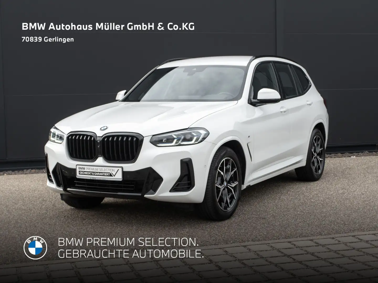 BMW X3 xDrive20dA M Sportpaket 360° Laser DAB 1VB PDC Blanc - 2