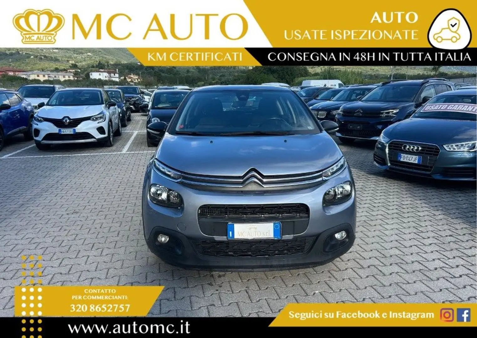 Citroen C3 BlueHDi 100 S&S Feel Grau - 2