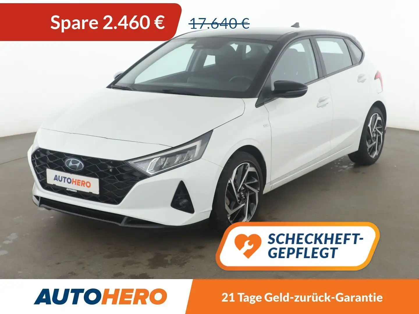 Hyundai i20 1.0 T-GDI Mild-Hybrid Intro Edition*NAVI*ACC* Weiß - 1