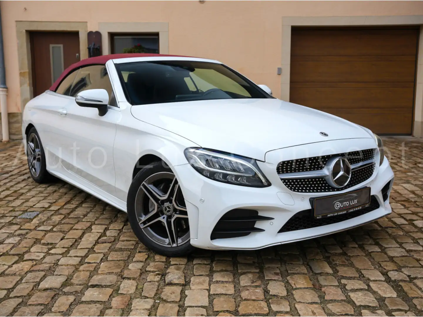 Mercedes-Benz C 180 Cabriolet AMG Line/Kamera/CarPlay/AIRCAP/AIRSCARF Wit - 2