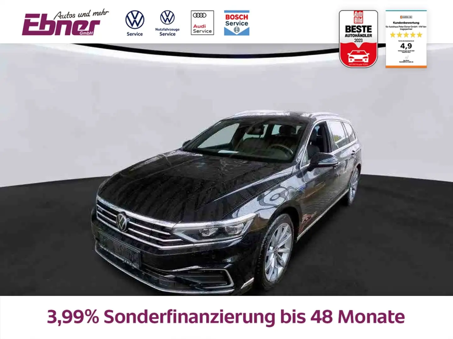 Volkswagen Passat Variant GTE 218PS PHEV DSG HEAD-UP+ALCANTARA+DIGI+el.KLAPP Schwarz - 1