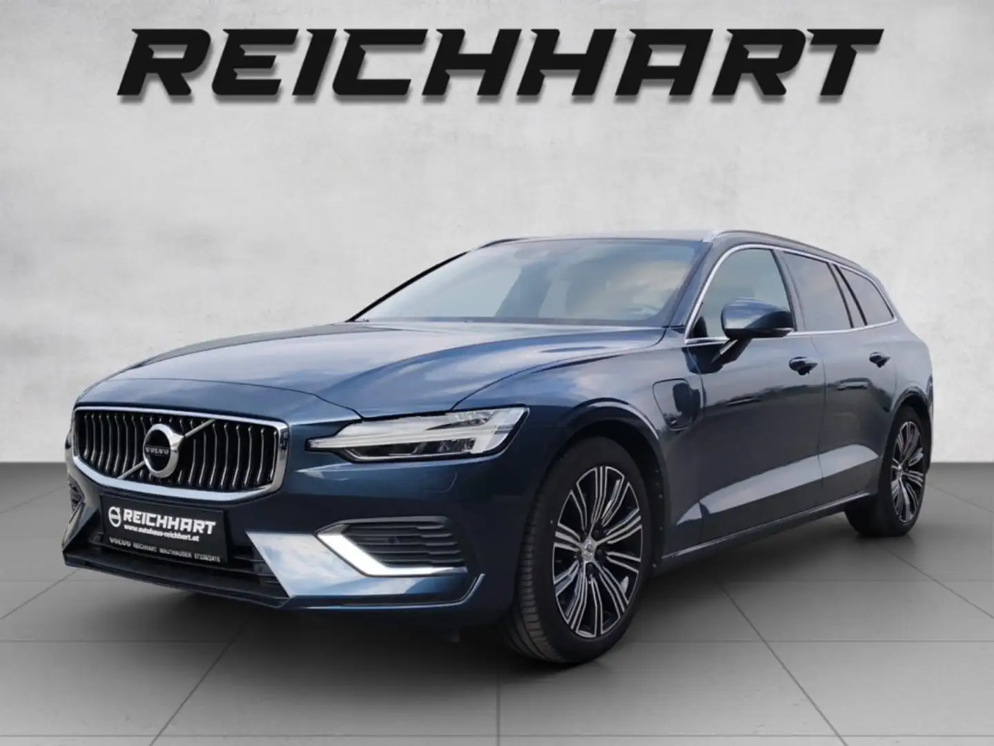 Volvo V60 T6 Recharge Inscription Expression Blau - 1