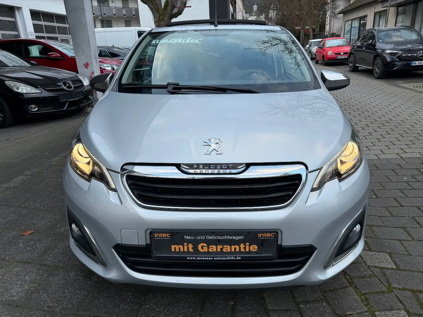 Peugeot 108 TOP Allure,TÜV,Kupplung,Inspe.,Neu,Faltdach Grau - 2