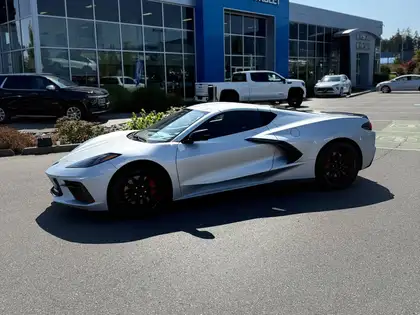 Silver 2027 Chevrolet Corvette Coupe Rear-Wheel Drive Automatic