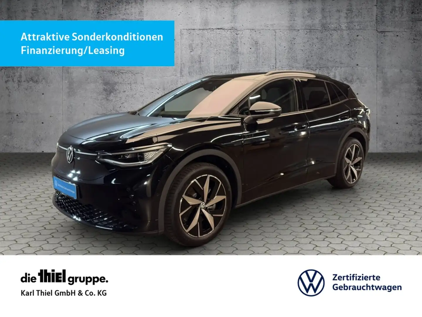 Volkswagen ID.4 GTX 4M AHK+Pano+Matrix+Navi Noir - 1