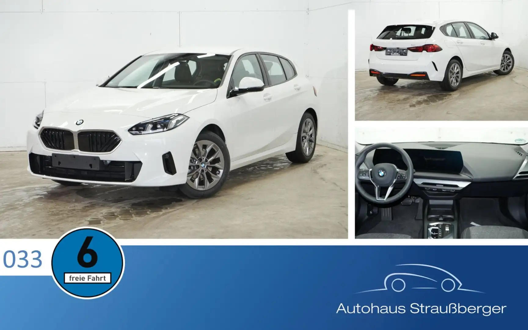 BMW 120 i Limousine Temp. KZU SHZ AHK MFL RFK 2ZK Weiß - 1