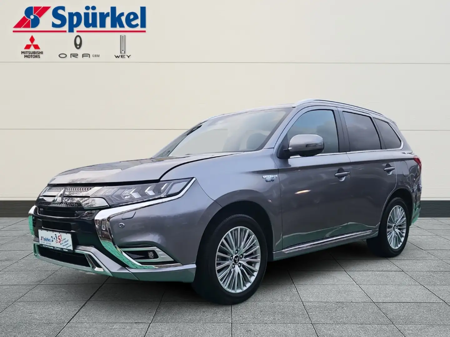 Mitsubishi Outlander PHEV Top 4WD, Automatik, Schiebedach, Navigation Grau - 1