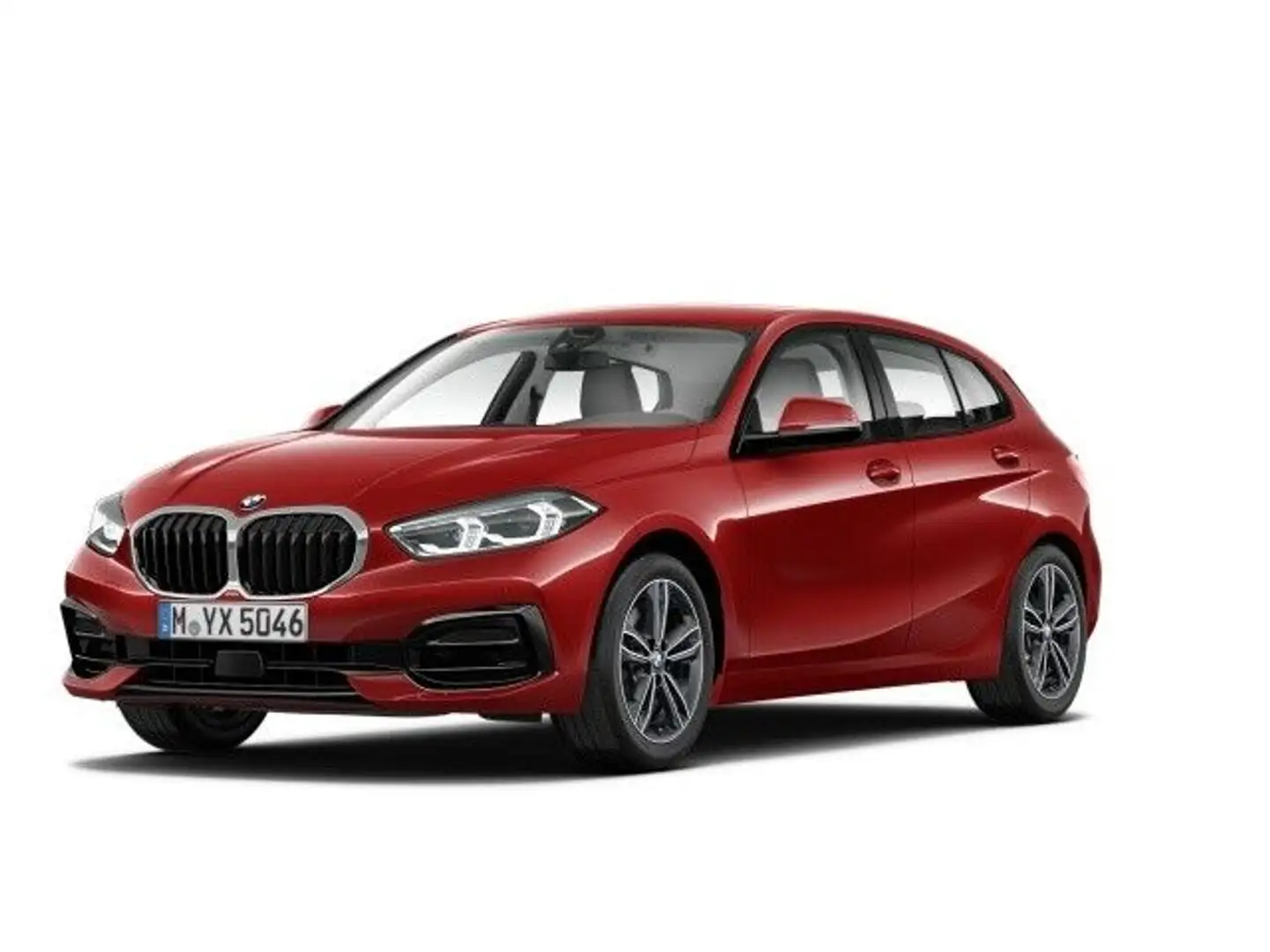 BMW 118 i Sport Line Navi Rückfahrkamera Auto. Klimaa Rot - 1