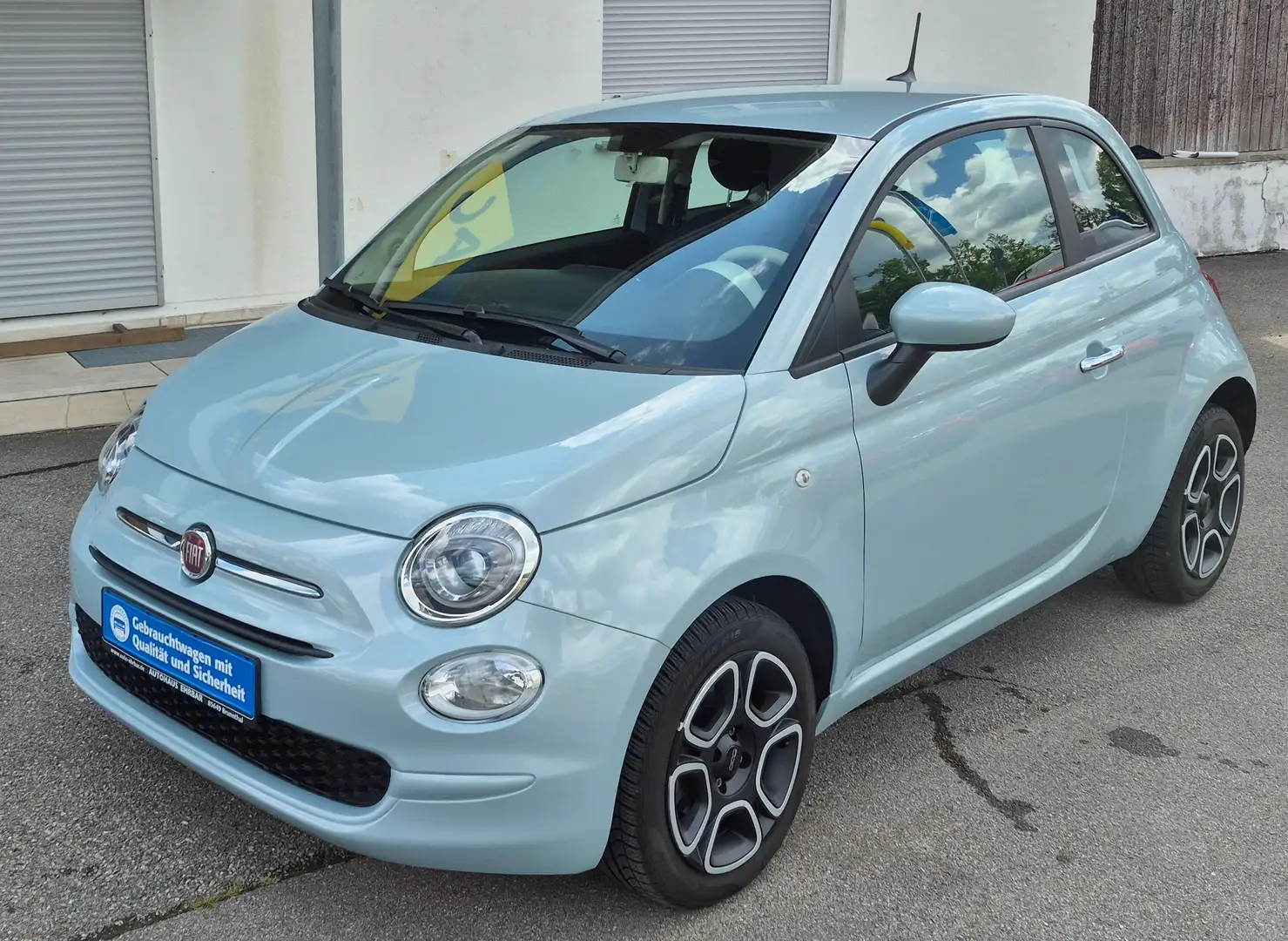 Fiat 500 Hybrid Club, CarPlay, Klima, Tempomat Blauw - 2