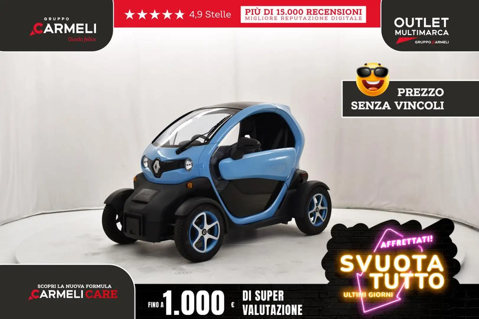 Renault Twizy Intense Blue plava - 1