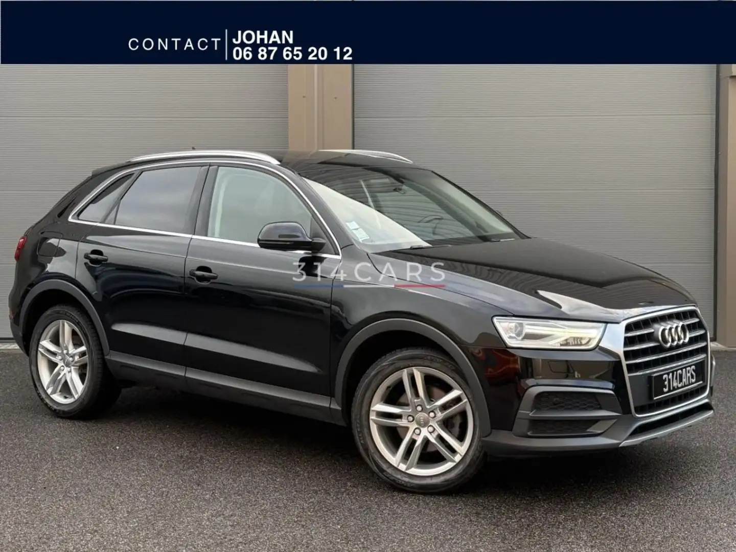 Audi Q3 2.0 TDI - 150 - BVA S tronic - Garantie 6 Mois - Noir - 1