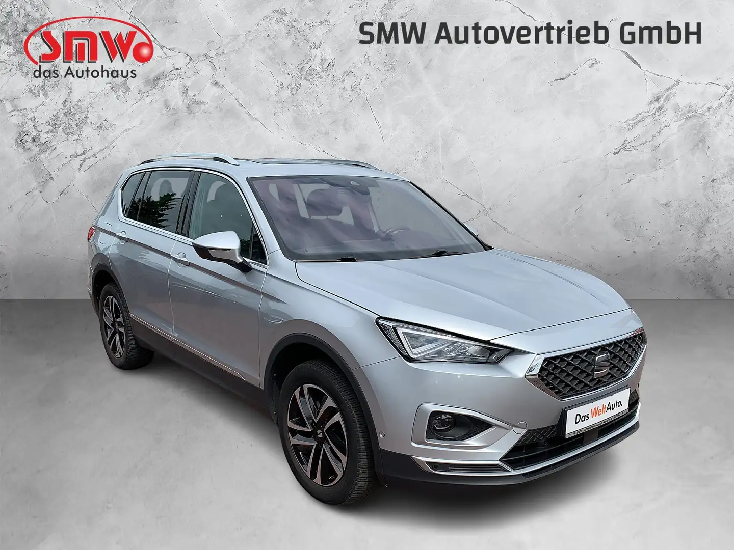 SEAT Tarraco 2.0TDI 200PS XCELLENCE HÄNGERZUG/ DACH Stříbrná - 1
