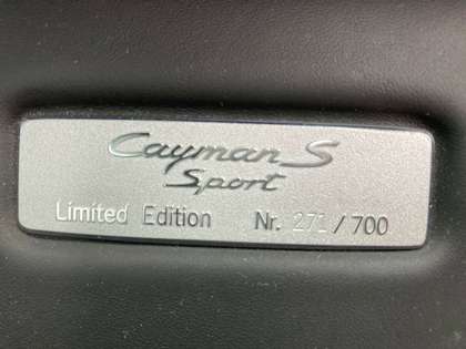 Porsche Cayman S Sport 271/700 PZ-Scheckh.+3 J. Garantie