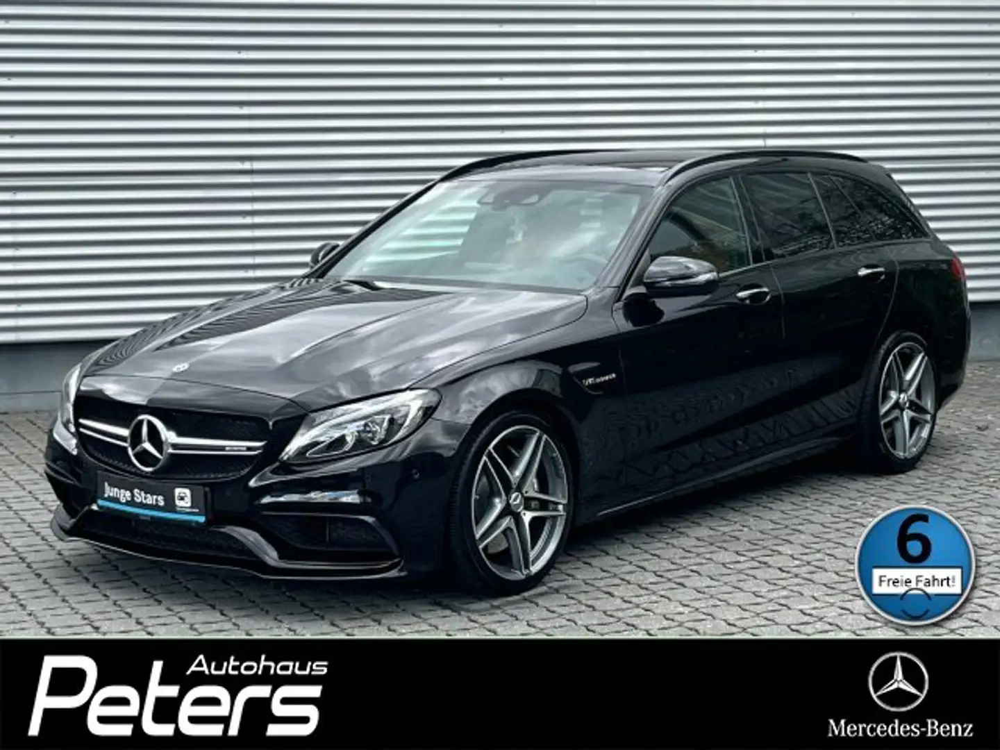 Mercedes-Benz C 63 AMG C 63 AMG T Comand/LED Night/Pano/Drivers/Head-Up Zwart - 1