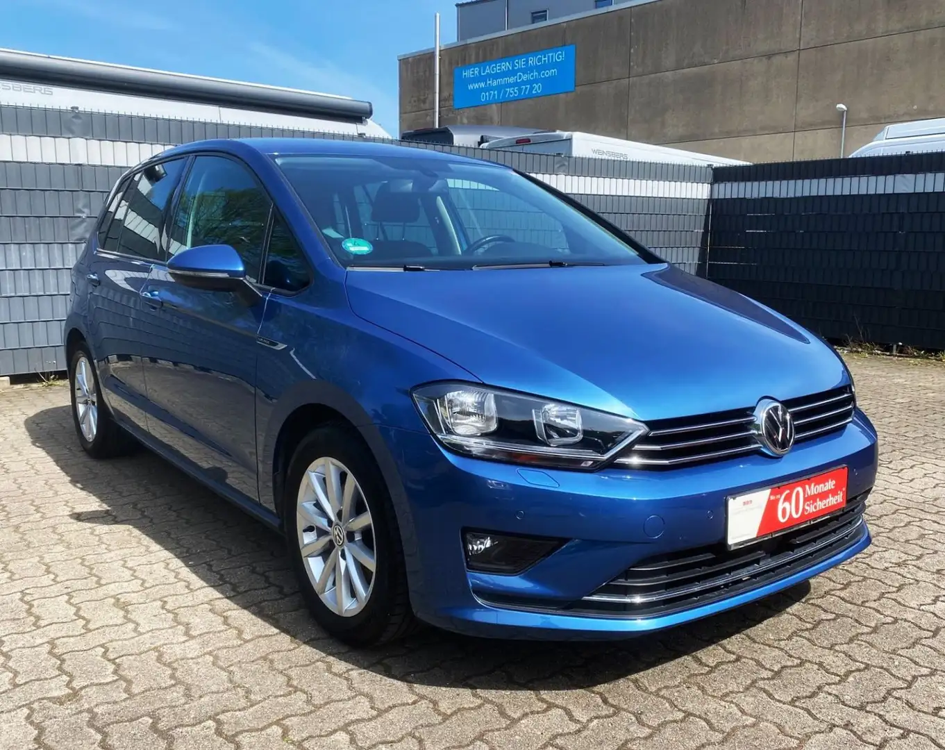 Volkswagen Golf Sportsvan 1.6 TDI Lounge| R-Line Sport|1.Hd Bleu - 2
