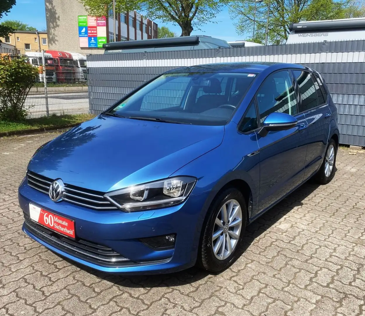 Volkswagen Golf Sportsvan 1.6 TDI Lounge| R-Line Sport|1.Hd Bleu - 1