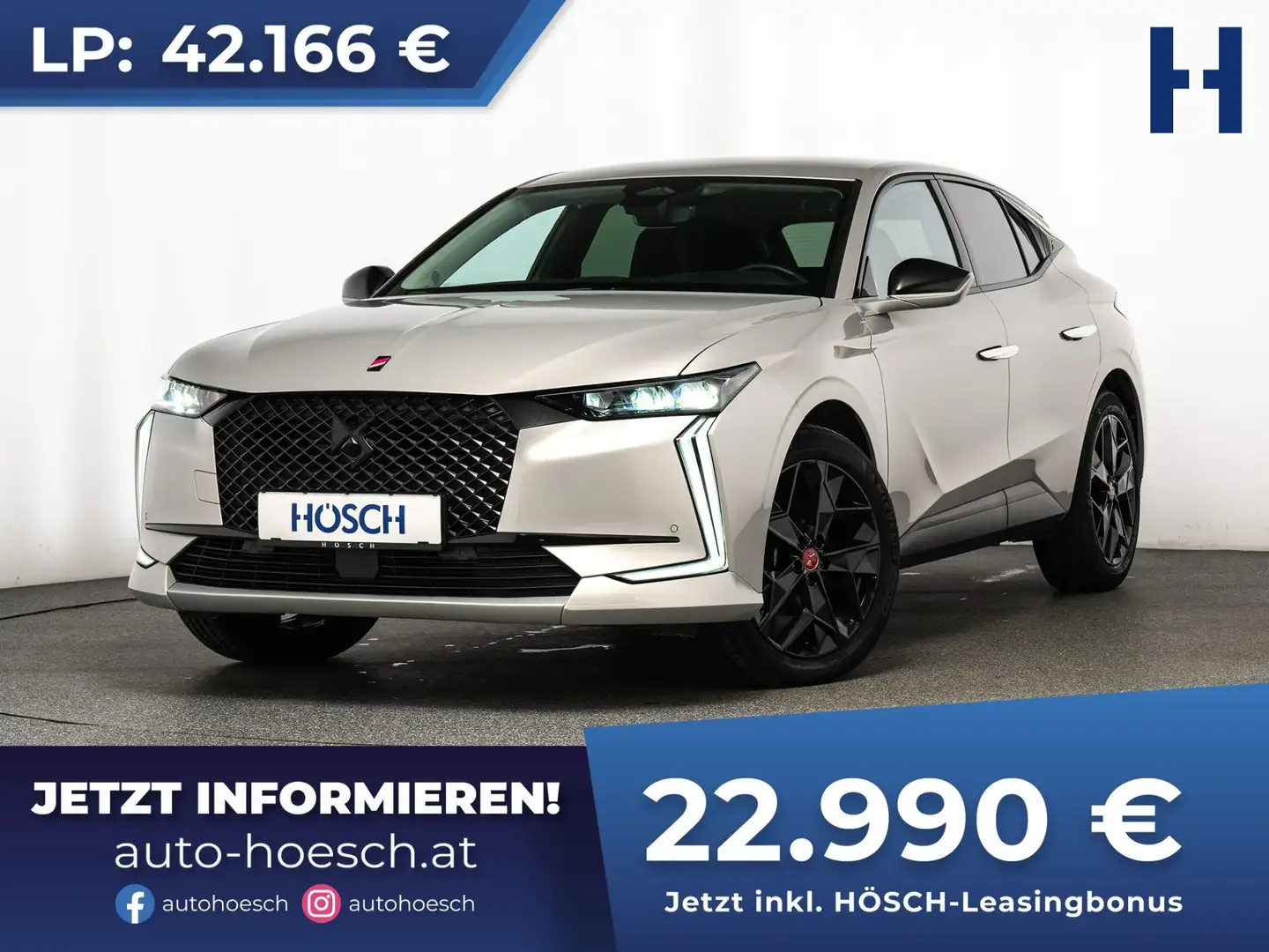 DS Automobiles DS 4 PureTech 130 PERFORMANCE LINE 19" HEAD-UP -45% Grau - 1