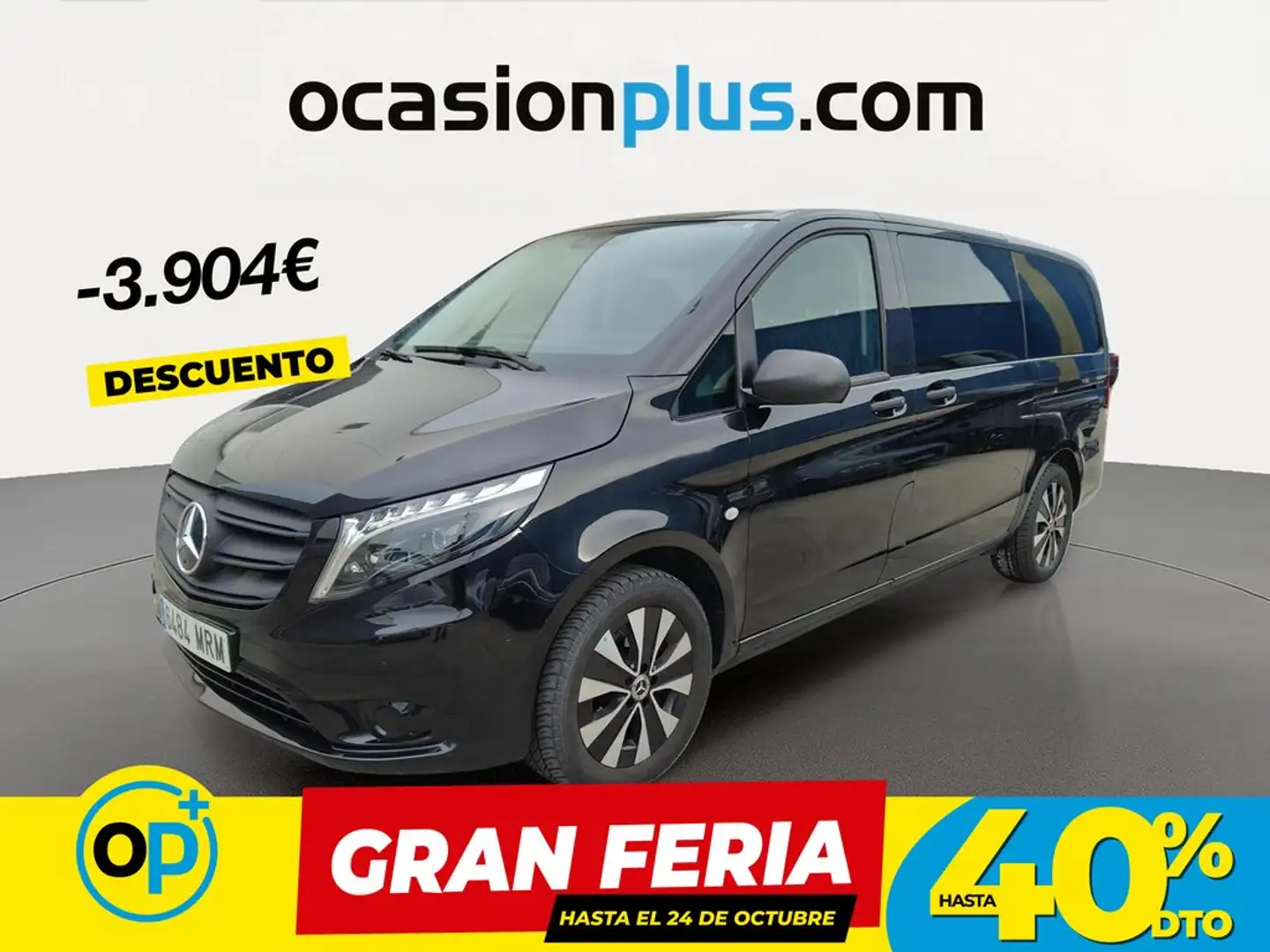 Mercedes-Benz Vito Tourer 116 CDI Pro Larga 9G-Tronic Negro - 1