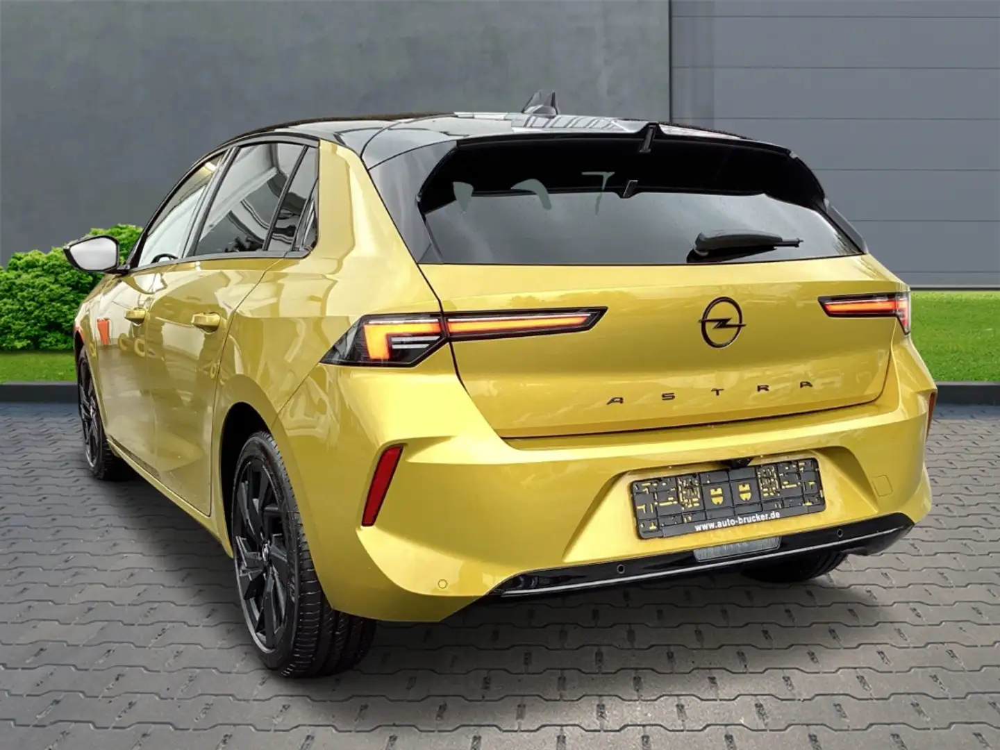 Opel Astra GS Line 1.2 Turbo+Alufelgen+Sitzheizung+Klimaautom Gelb - 2