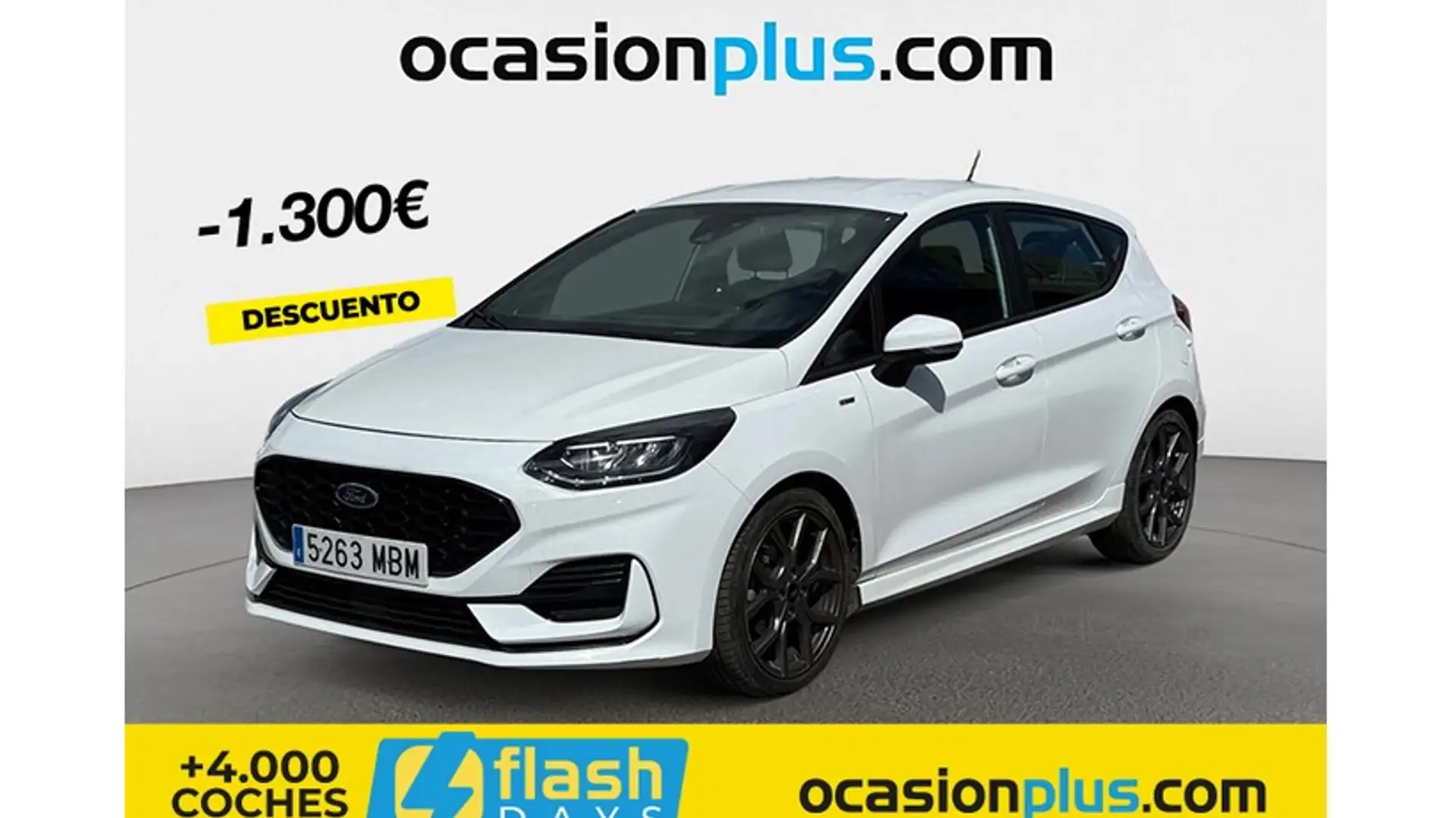 Ford Fiesta 1.0 EcoBoost MHEV ST Line 125 Blanco - 1
