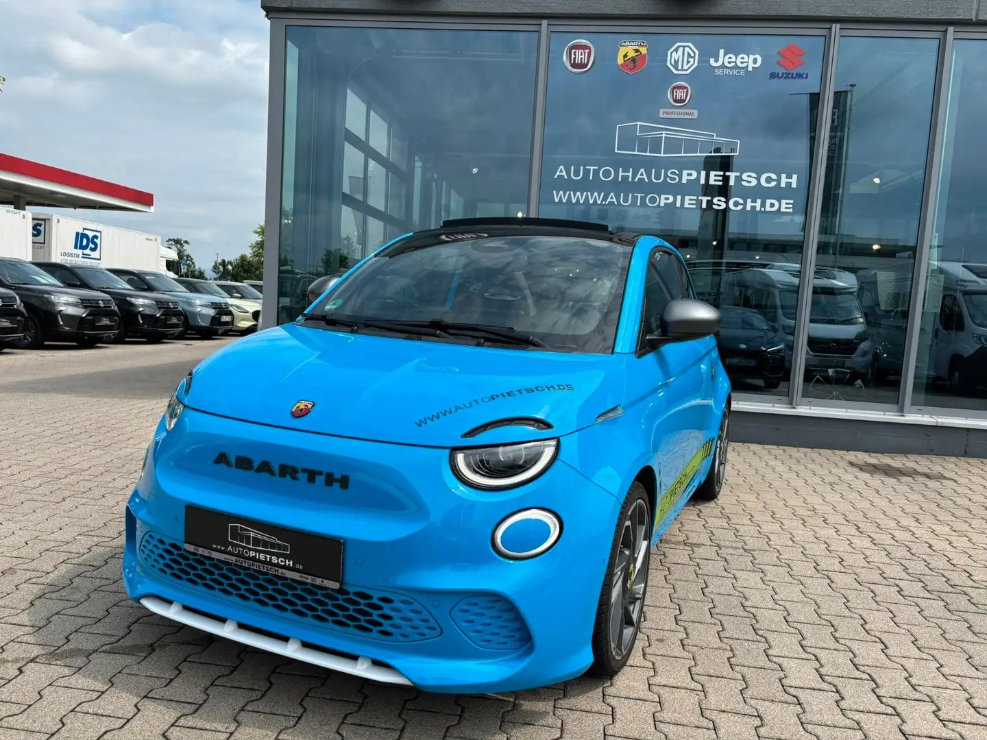 Abarth 500 e Cabrio Scorpionissima Azul - 1