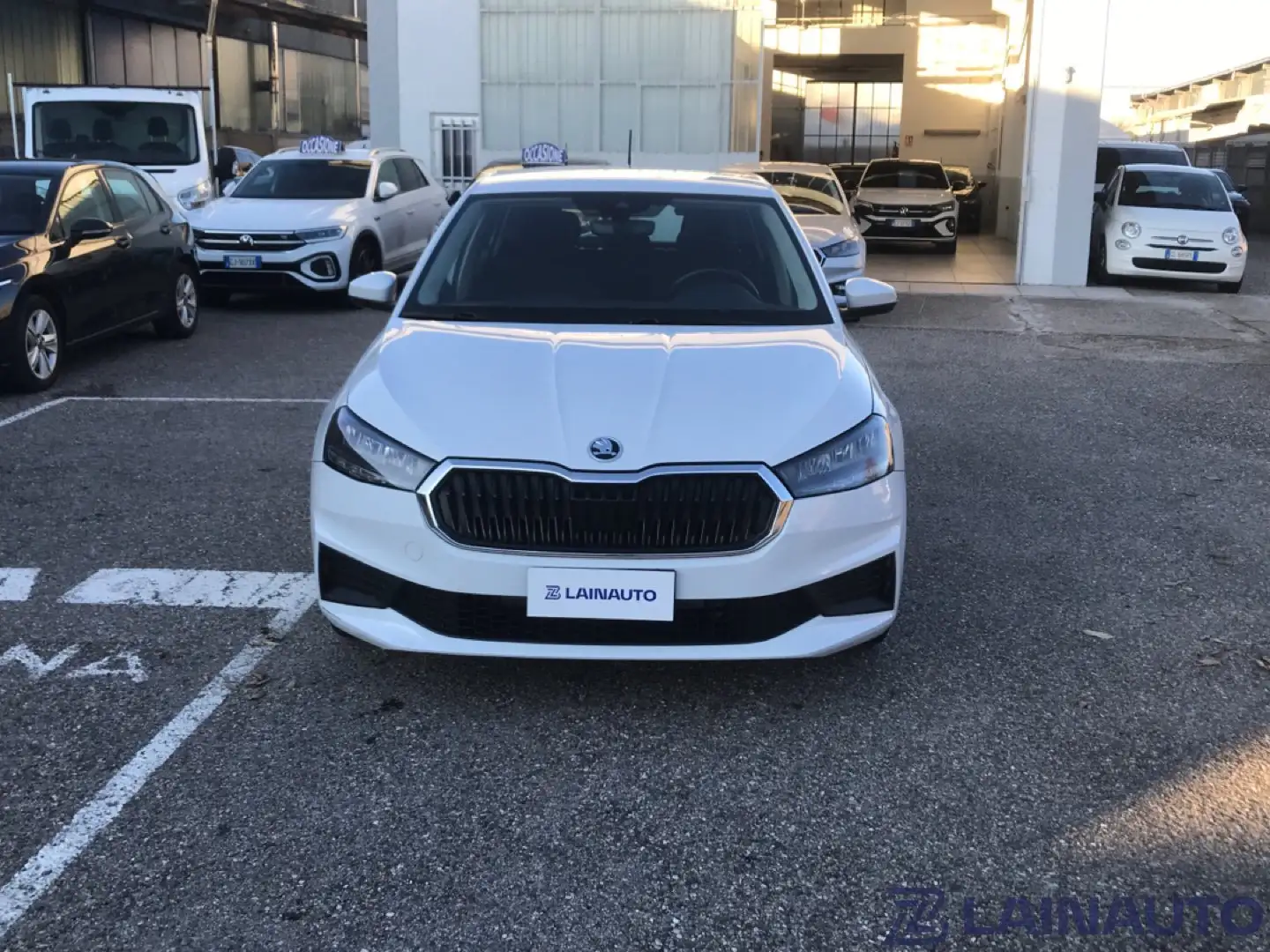 Skoda Fabia Fabia 1.0 MPI 65 CV Ambition Bianco - 2