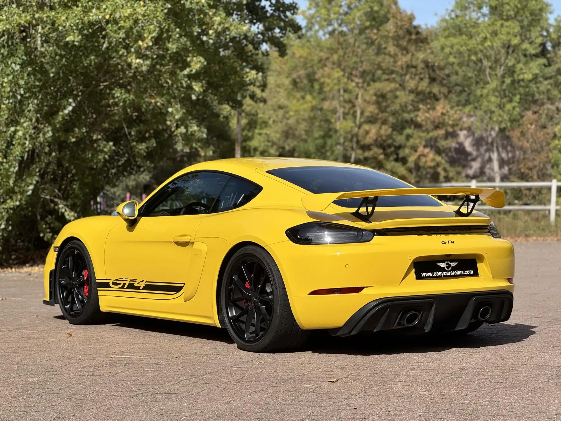 Porsche Boxster Boxster 718 Spyder 2021 노랑 사진 4